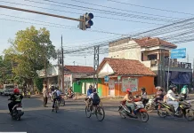 Polsek Sampang Kota Gelar Pengaturan Lalu Lintas Pagi