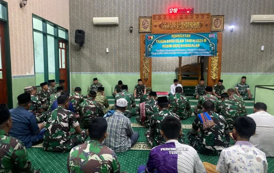 Sambut Tahun Baru Islam Kodim Bangkalan Gelar Doa Bersama