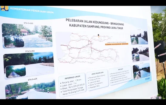 Fakta Peresmian Inpres Jalan Daerah di Desa Batuporo Sampang