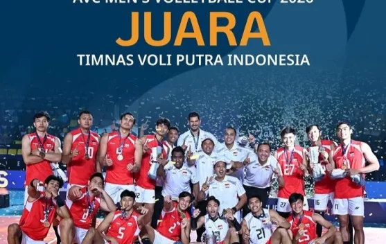 Timnas Bola Voli Putra Indonesia Juara AVC 2026
