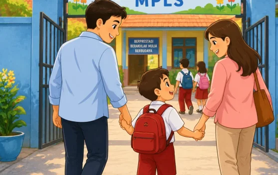 Pemerintah Dorong Orang Tua Antar Anak di Hari Pertama Masuk Sekolah