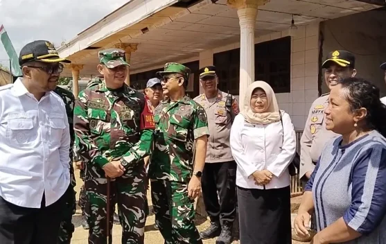 Sentuhan TMMD ke-129, Dandim dan Forkopimda Sampang Tinjau Rutilahu Bu Mahmudah