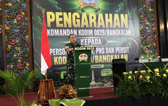 Dandim Bangkalan Tegaskan Pentingnya Bijak Bermedia Sosial bagi Prajurit dan Persit