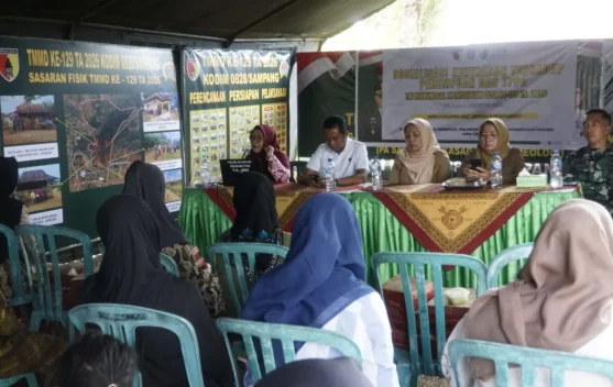 TMMD Sampang Bekali Warga Panyepen Cara Lindungi Perempuan dan Anak