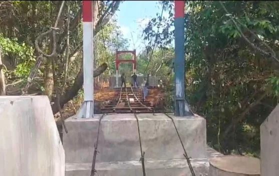 Progres Jembatan Perintis Garuda Capai 70 Persen, Warga Sambut Harapan
