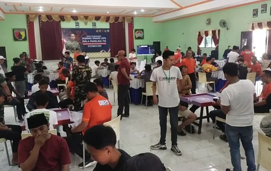 Sebanyak 64 Tim Ramaikan Turnamen Domino Piala Panglima TNI di Bangkalan
