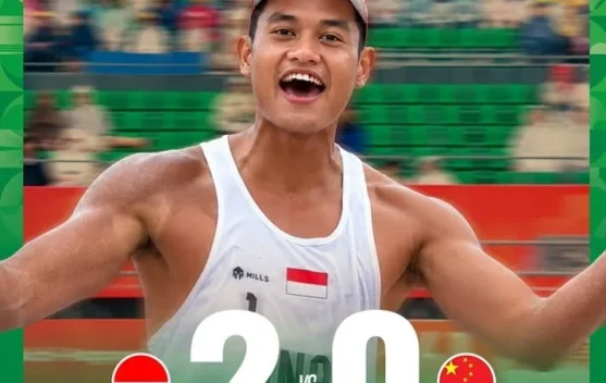 Tim Voli Pantai Putra Indonesia Lolos ke Semifinal Asian Games 2026