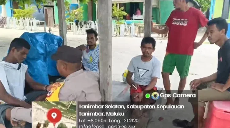 Bhabinkamtibmas Matakus Bersama Kades Rangkul Pemuda