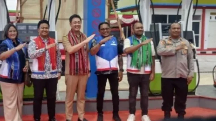 SPBU Reguler Baru di Saumlaki Resmi Beroperasi Siap Layani Kebutuhan BBM Masyarak