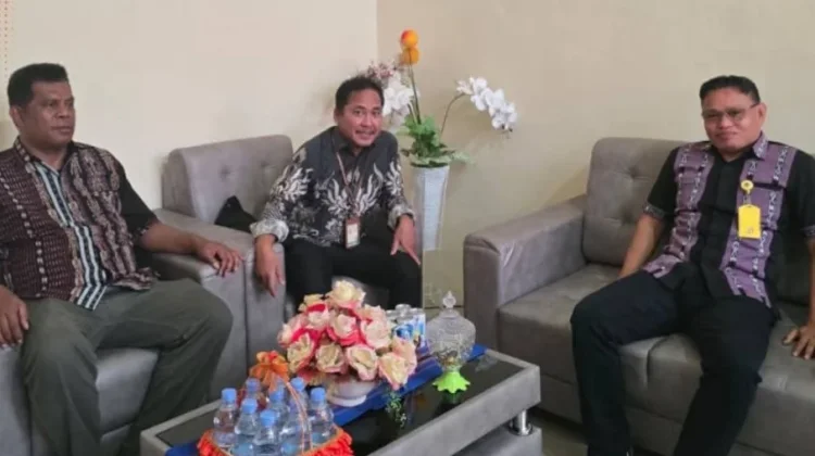 Kantah Pertanahan Tanimbar Terima Kunjungan Kepala BPS