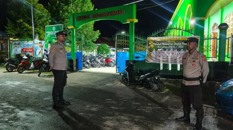 Polres Kepulauan Tanimbar Intensifkan Pengamanan Sholat Tarawih