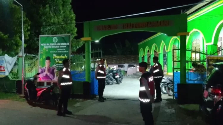 Sat Samapta Optimalkan Pengamanan saat Sholat Tarawih