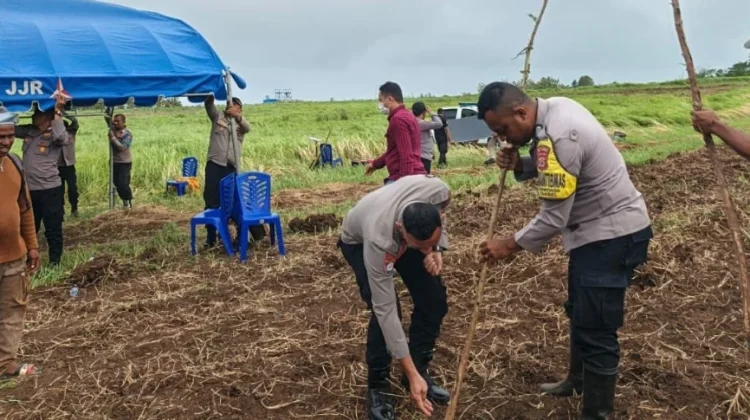Polres Kepulauan Tanimbar Dukung Swasembada Pangan