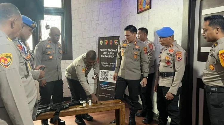 Kapolres Kepulauan Tanimbar Cek Mako, hingga Gudang Senpi