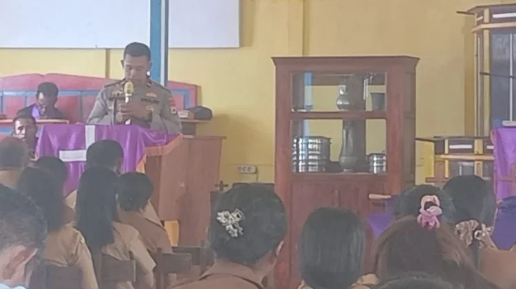 Kapolsek Nirunmas kembali Gelar Mimbar Kamtibmas di Manglusi