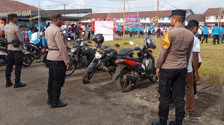 Polsek Tansel Terjunkan Personel Gabungan Amankan Giat PHBG