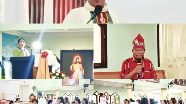 Tradisi Unik Karya Dalmir Mewarnai Perayaan Ekaristi Paskah di Paroki HKY Olilit B