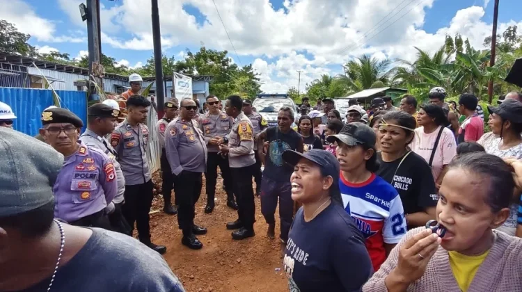 Polres Kepulauan Tanimbar Sukses Kawal Aksi Unjuk Rasa