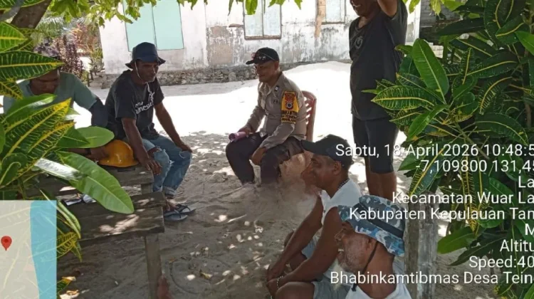 Bhabinkamtibmas Teineman Jalin Kedekatan Dengan Masyarakat