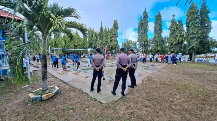 Polres Kepulauan Tanimbar Amankan Partai Final Voli Hardiknas