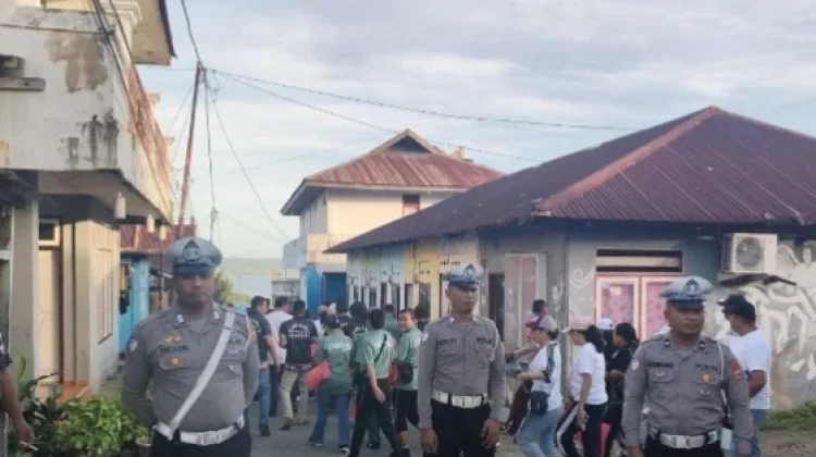 Sat Lantas Polres Kepulauan Tanimbar Amankan Jalan Santai