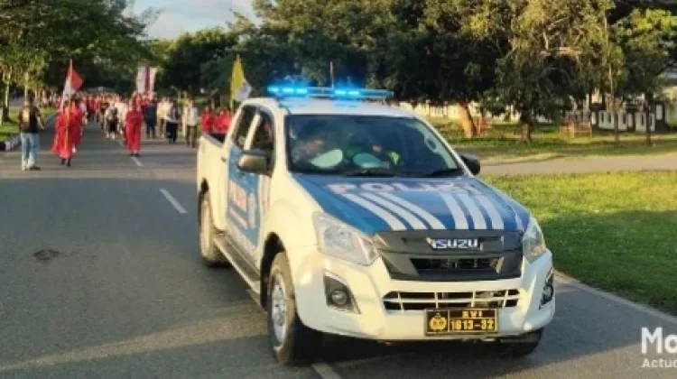 Polres Kepulauan Tanimbar Kawal Perarakan Arca Kristus Raja
