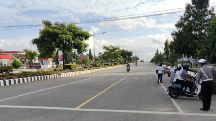 Sat Lantas Polres Kepulauan Tanimbar Gelar Gatur Pagi