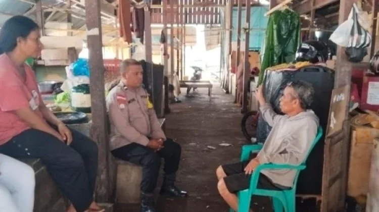 Bhabinkamtibmas Sifnana Sampaikan Pesan Terkait Cuaca Ekstrem