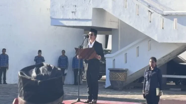 Hidupkan Semangat Pancasila Wabup Tanimbar Pimpin Upacara Harlah Pancasila
