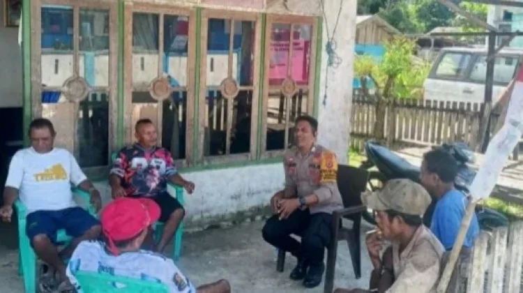 Bhabinkamtibmas Wermatang Gelar DDS dan Imbauan Warga