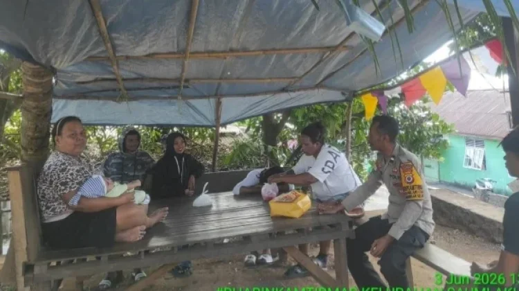 Bhabinkamtibmas Saumlaki Utara Sambangi Warga Binaan