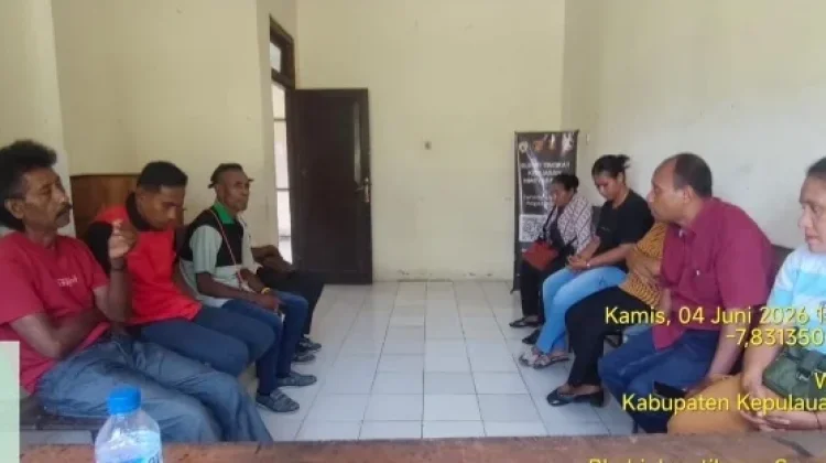 Bhabinkamtibmas Sangliat Krawain Redam Konflik