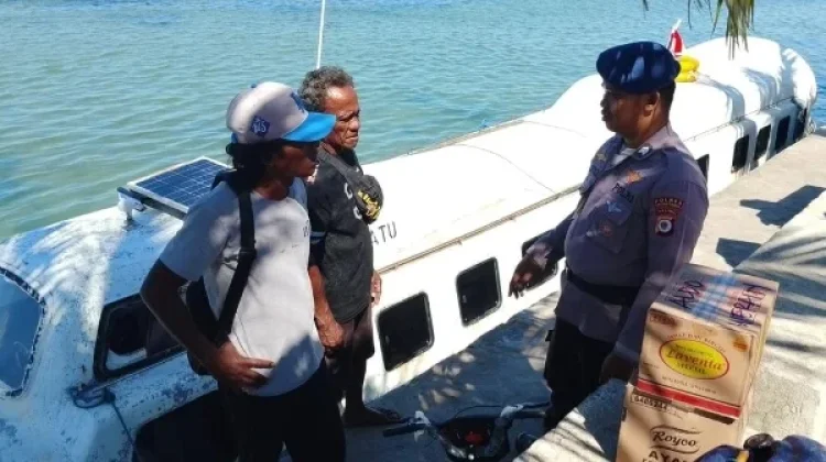 Sat Polair Polres Sambangi Pemilik Jasa Transportasi Laut
