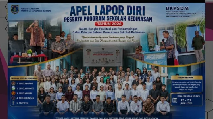 Apel Lapor Diri Peserta Sekolah Kedinasan