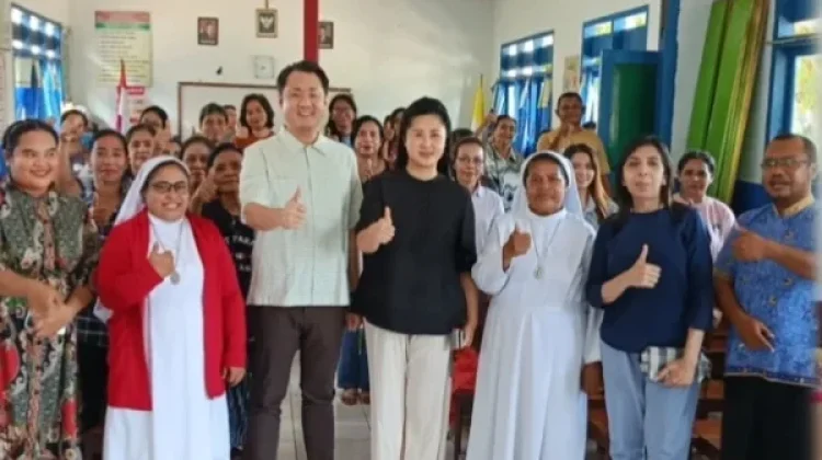 Bupati Tanimbar Hadiri Pembagian Rapor di SD Don Bosco III Saumlaki