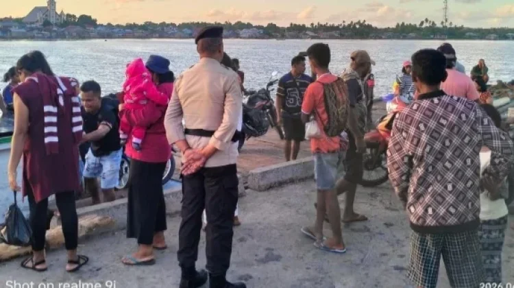 Danpos KP3 Adaut Lakukan Pengamanan Embarkasi dan  Debarkasi