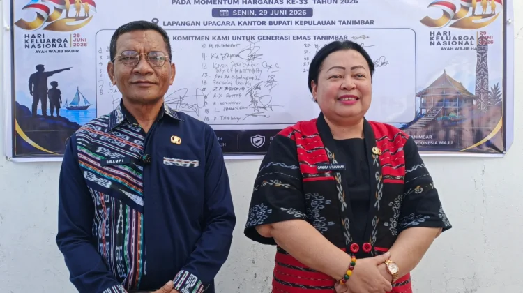 Gerakan Ayah Teladan dan Pakta Integritas Antar OPD Warnai HARGANAS Ke-33 Tanimbar