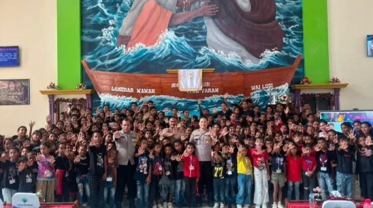 Polsek Tanut Gelar Sosialisasi  Bagi Peserta  Kreativitas Remaja