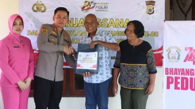 Polres Kepulauan Tanimbar Gelar Anjangsana Sambut Hari Bhayangkara