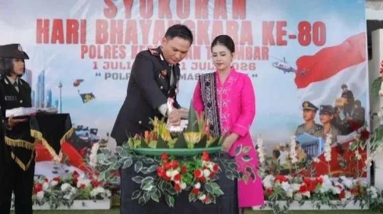 HUT Bhayangkara ke-80, Polres Kepulauan Tanimbar Gelar Syukuran
