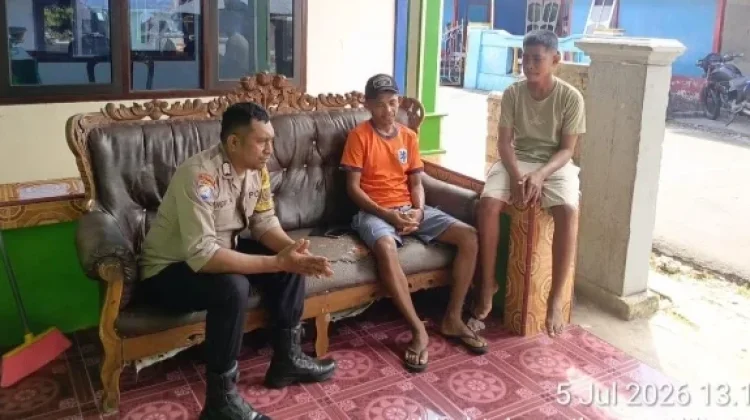 Bhabinkamtibmas Olilit Raya Gencarkan Door to Door System