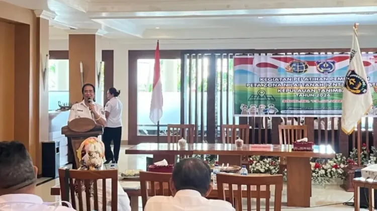 Wabup Tanimbar Buka Pelatihan ZNT Dorong Transparansi Nilai Tanah