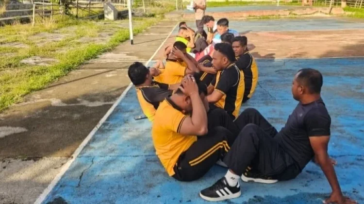 Polres Kepulauan Tanimbar Pastikan Kesiapan Fisik Personel