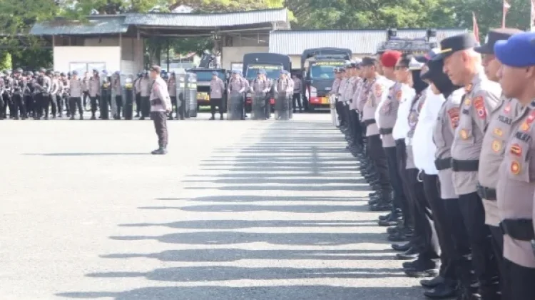 Kapolres Kepulauan Tanimbar Pimpin Apel Pengecekan