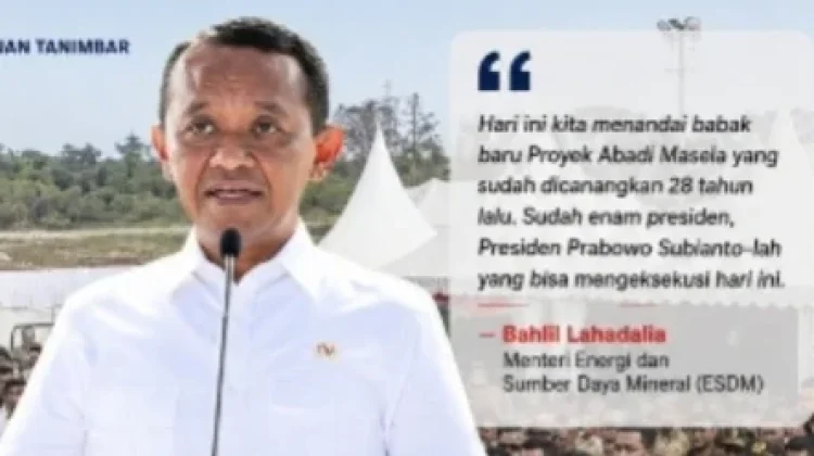 LNG Abadi Masela Resmi Masuk Tahap Pembangunan