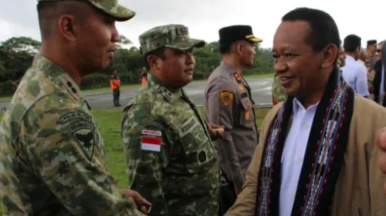 Kedatangan Tamu Negara Demi Groundbreaking Masela Lanud IG Dewanto