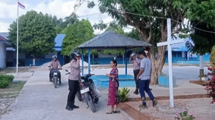 Polsek Tanimbar Utara Pastikan Kondusifitas di Siang Hari