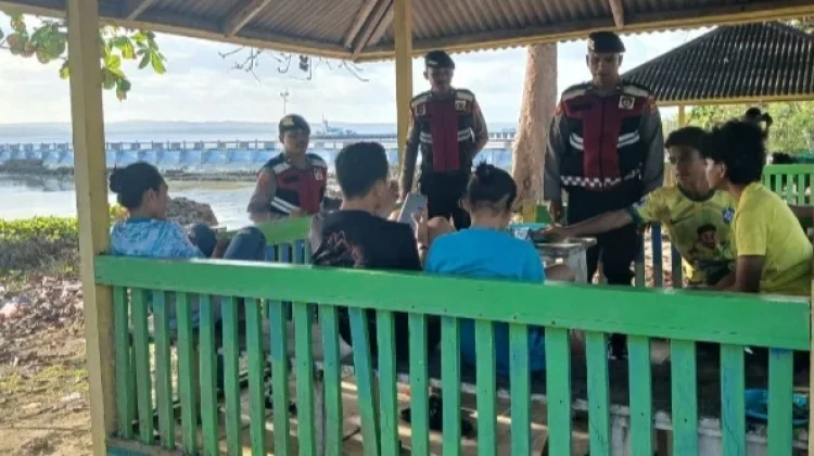 Sat Samapta Polres Kepulauan Tanimbar Amankan Destinasi Wisata