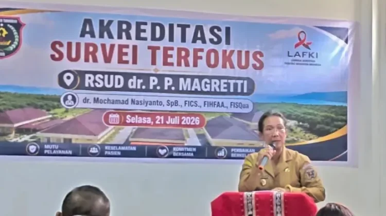 Wabup Tanimbar Sambut Tim Surveior LAFKI di RSUD Magretti Lauran
