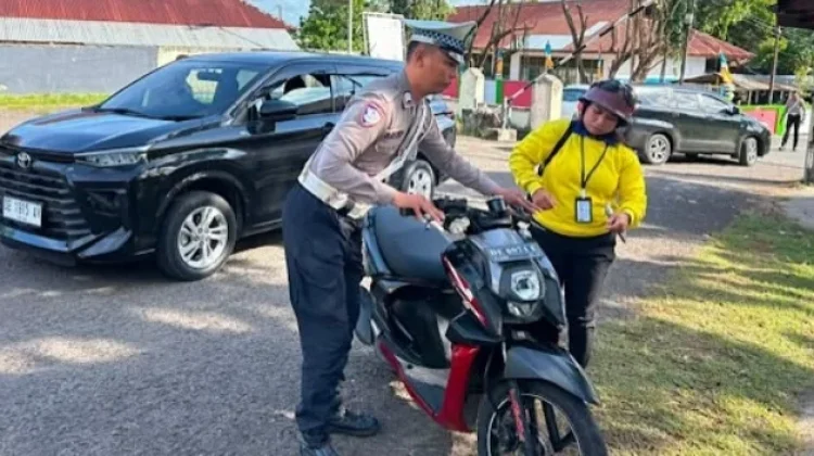 Polres Kepulauan Tanimbar Bersama Dispemda Gelar Pendataan Kendaraan